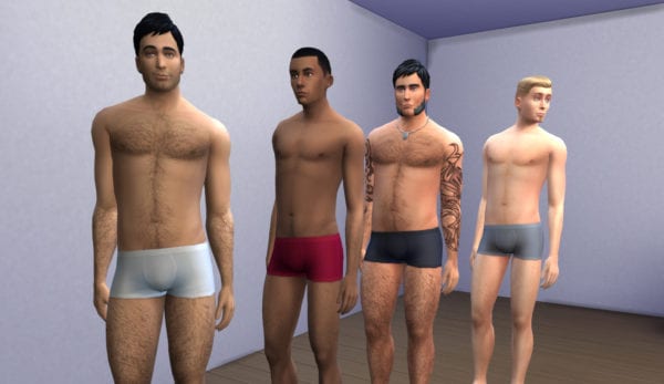 Sims 4 male body hair mods