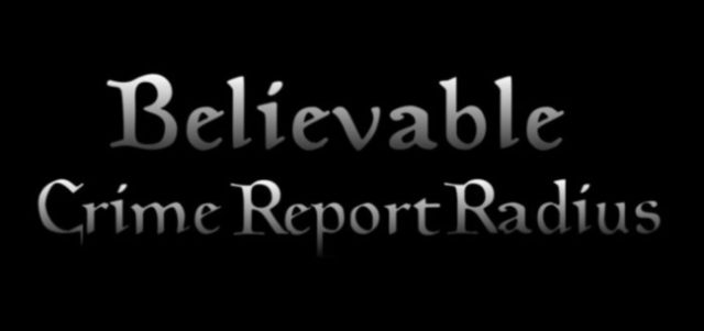 Believable Crime Report Radius