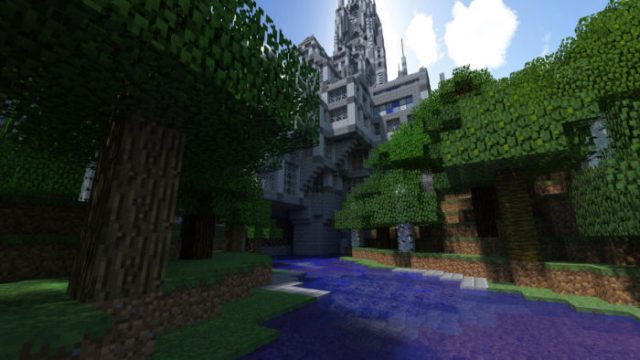 Minecraft castle build 
