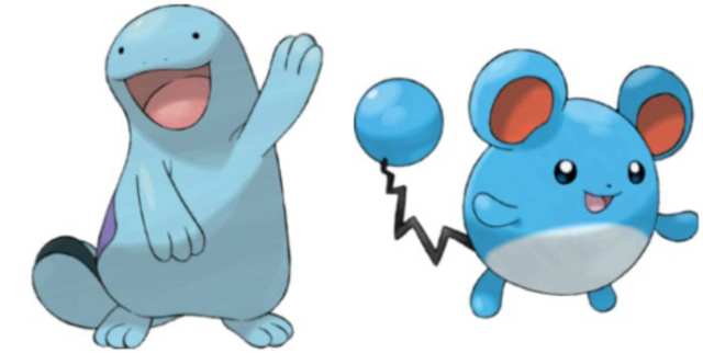 Can a Quagsire breed with a Marill?