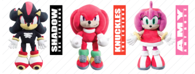 Sonic and Friends Plushes