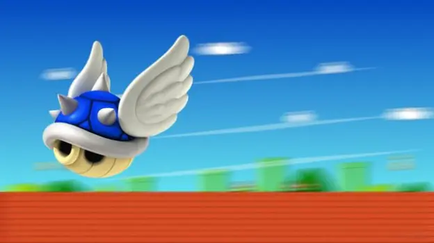 Blue Shell from Mario Kart