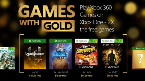 Xbox One Games with gold