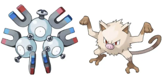 Can Magneton breed with Mankey?