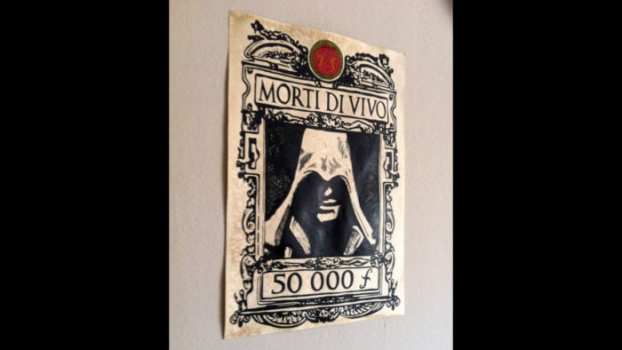 Ezio Auditore Wanted Poster