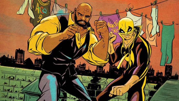 Power Man and Iron Fist: The Boys are Back in Town (Writer: David Walker/Artist: Sanford Greene & Flavino/Colorist: Lee Loughridge and John Rauch)