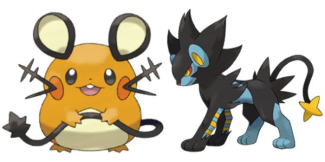 Can Dedenne and Luxray breed?
