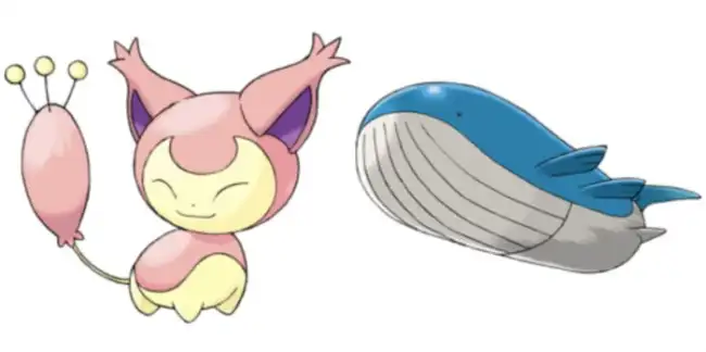 Can a Skitty and Wailord breed?