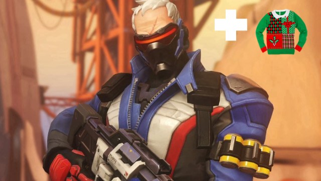 soldier 76, christmas, overwatch, event, skin