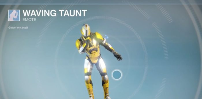 Waving Taunt