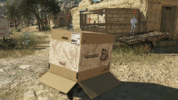 10. Which of the following can you NOT do with the cardboard box in MGSV: The Phantom Pain?