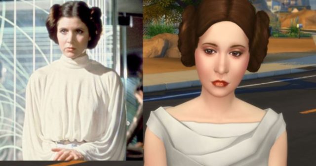 Carrie Fisher as Princess Leia Organa