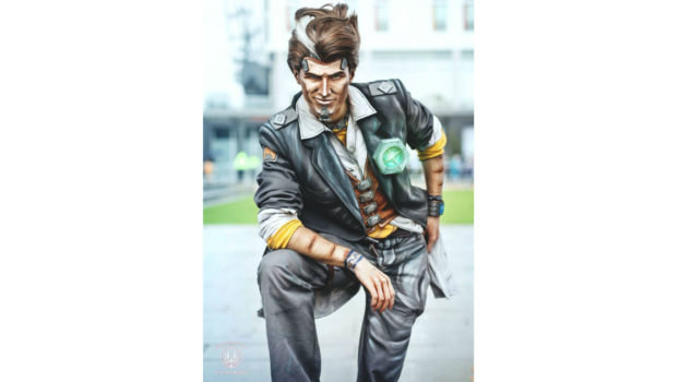 handsome jack face cosplay