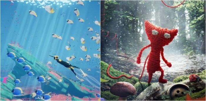 unravel, abzu, PS+, March 2017