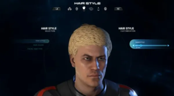Mass Effect Andromeda Male Hairstyle 2