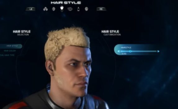 Mass Effect Andromeda Male Hairstyle 3