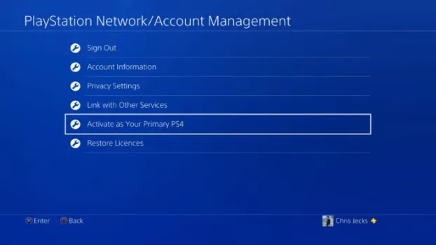 Set Up a Primary PS4 and Share Your Content