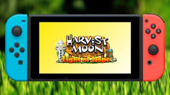 harvest moon, harvest moon: light of hope, nintendo switch, switch