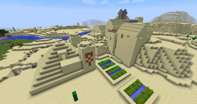 Desert Temple and Village