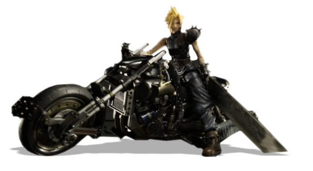 Cloud & Daytona Bike - Final Fantasy VII - Play Arts Kai