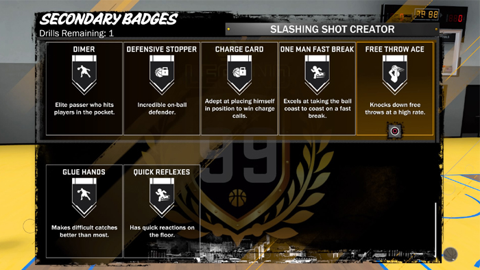 NBA 2K18 Badges