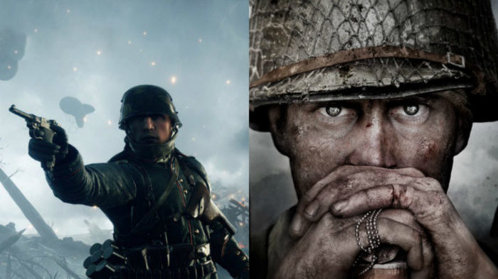 Battlefield 1 and Call of Duty: WW2