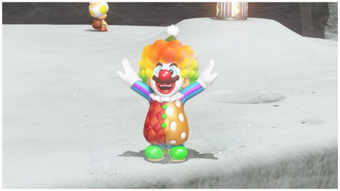 mario odyssey clown