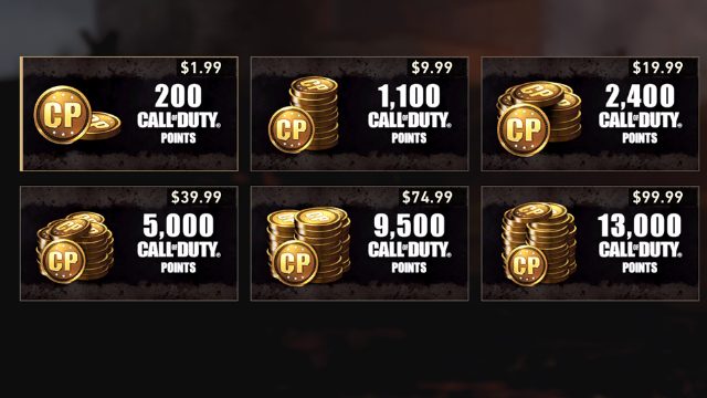 Call of Duty: WWII's COD Points Premium Currency is Now Available ...