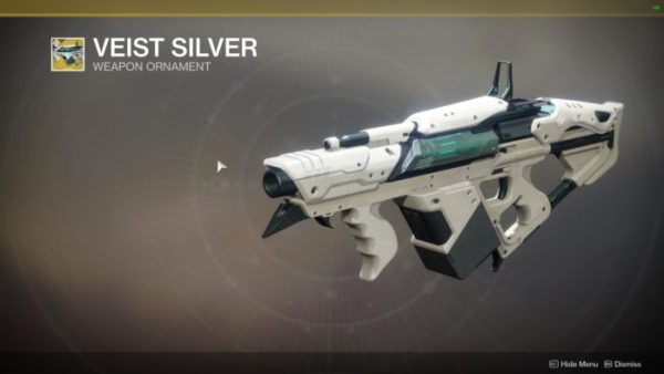 veist silver destiny 2 ornaments