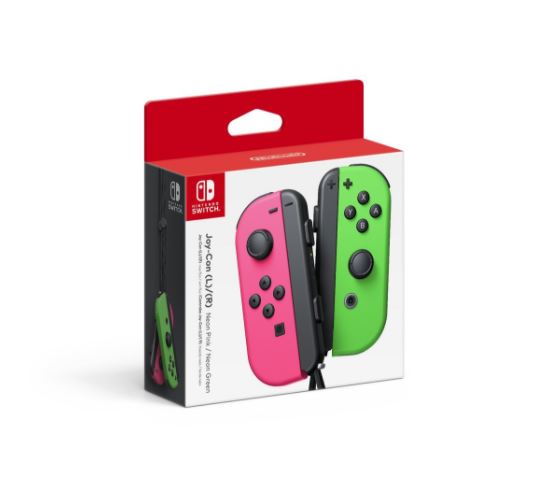 Neon green and pink joy cons to be sold separately