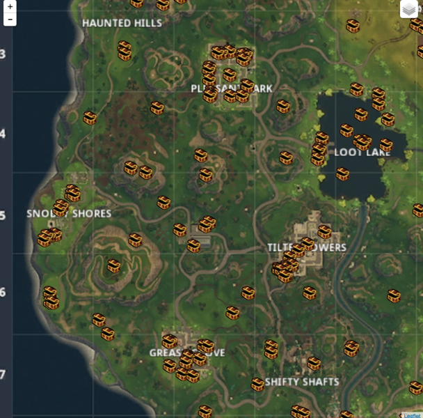 Fortnite: All New Map Chest Locations in Battle Royale
