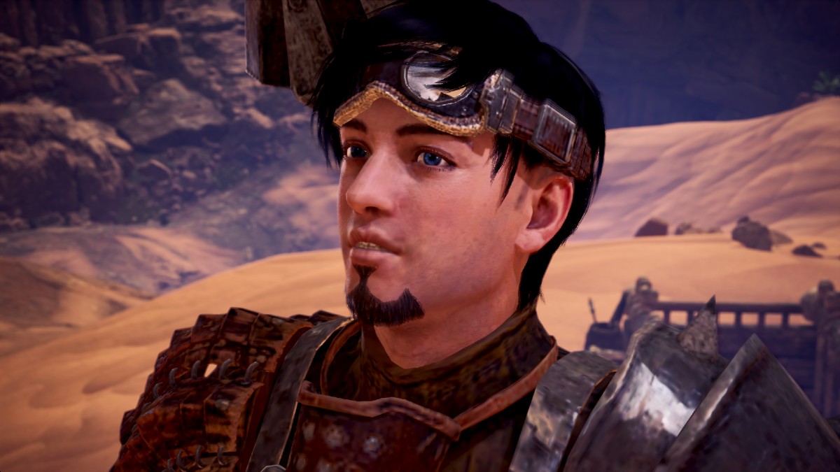 A player character in Monster Hunter World.