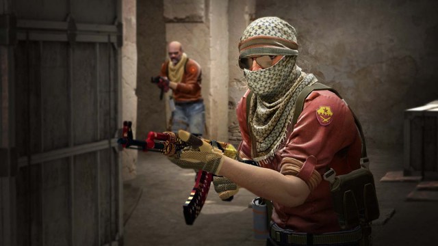 2 terrorists in Counter Strike Global Offensive