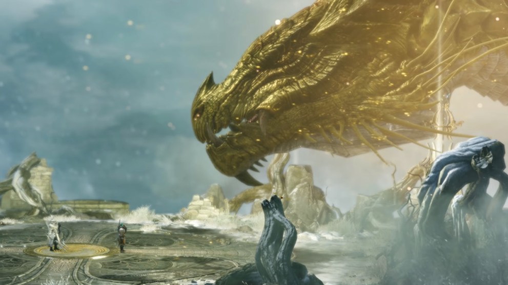 A dragon facing players in Lost Ark