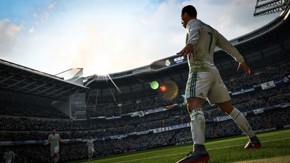 Ronaldo celebrates in FIFA 18
