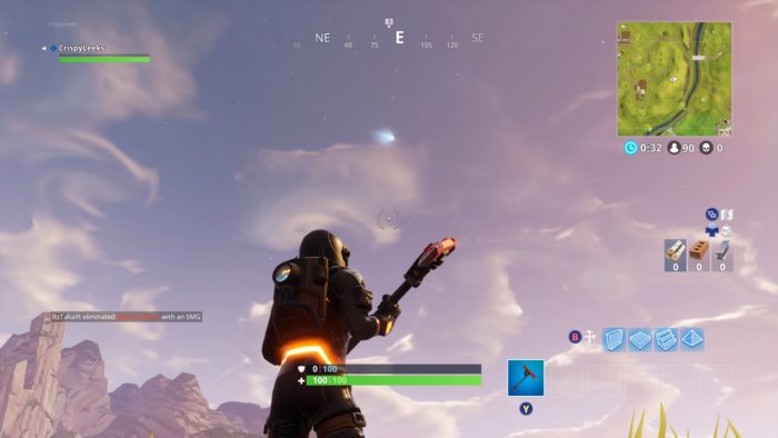 fortnite, tilted towers, comet