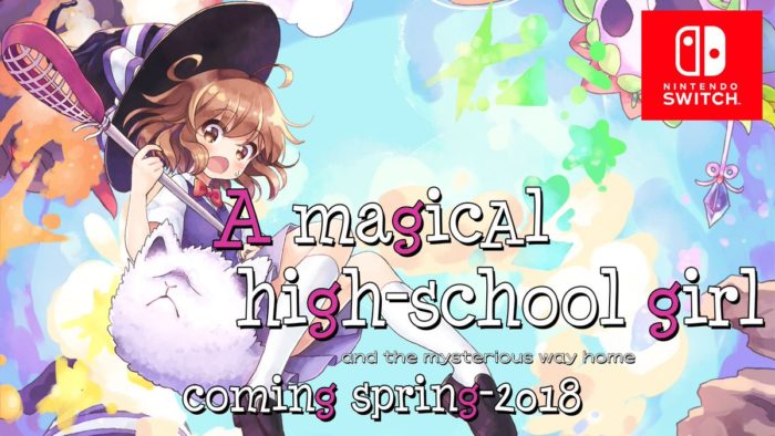 a magical high school girl