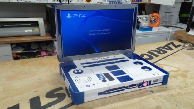 R2-D2 Laptop-Style PlayStation 4 (Playbook 4)