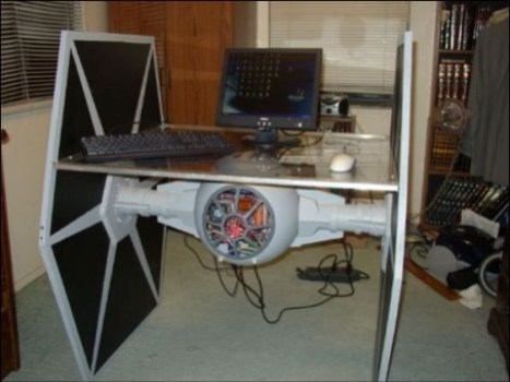 TIE Fighter PC and Desk Combo