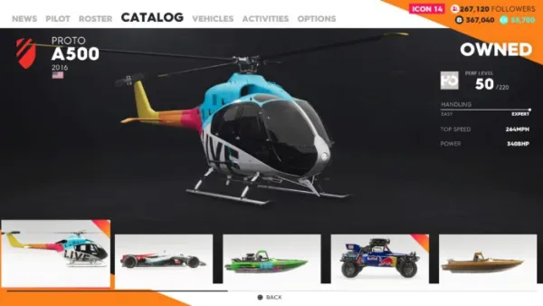 The Crew 2, helicopter