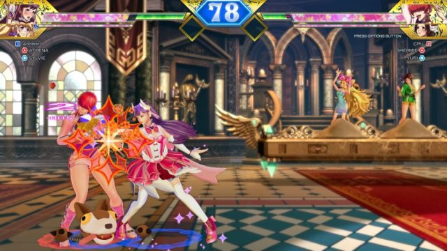 Fight in SNK Heroines: Tag Team Frenzy.