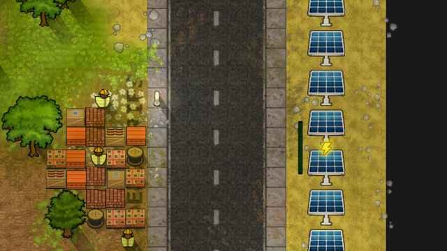 Solar Power Stations mod in Prison Architect.