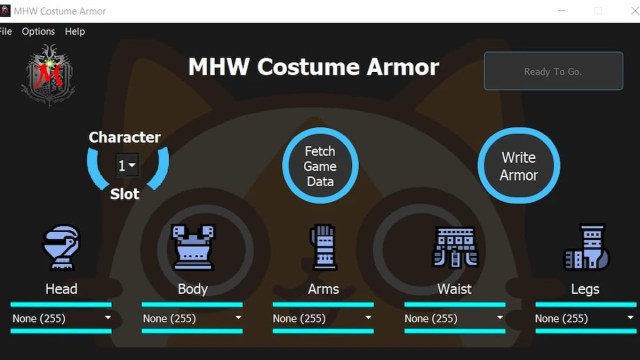 MHW Costume Armor Selection
