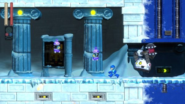 Enemies of Tundra Man's stage in Mega Man 11