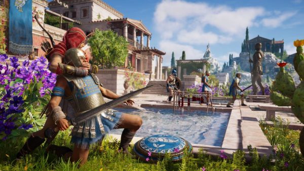 where elpenor is ,tablets, assassin's creed odyssey, xbox one x enhanced, beginner tips