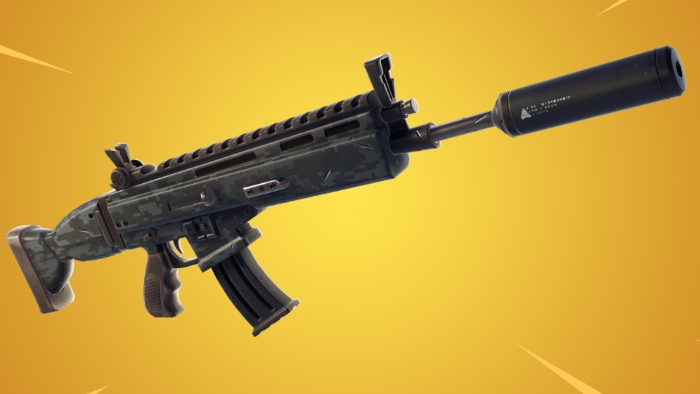 fortnites 54 content update adds suppressed assault rifle vaults - silenced smg fortnite buff