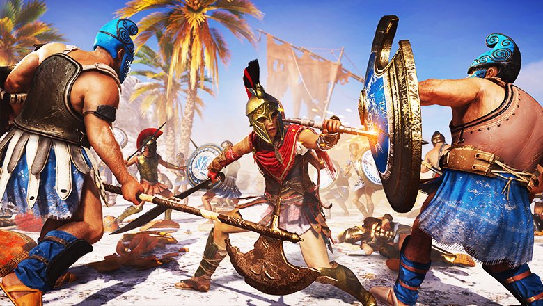assassin's creed odyssey, best ps4 games, october 2018, have on your radar, become the first mercenary, trophy, achievement, top of the food chain, artifact fragments in assassin's creed odyssey