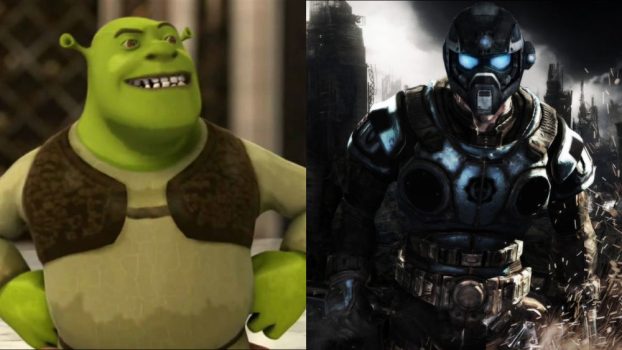 Michael Gough as Shrek (Shrek games) and The Carmine Siblings (Gears of War Series)