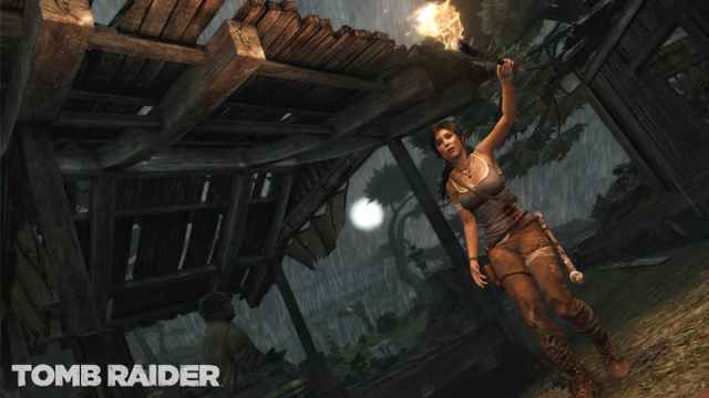 Scene from Tomb Raider.