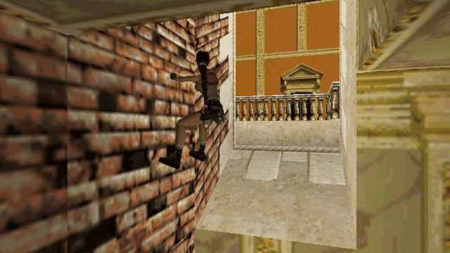 Scene from Tomb Raider II.